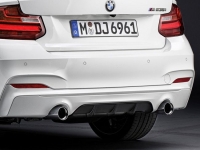 Диффузор M Performance для BMW F22 2-серия 51192343354
